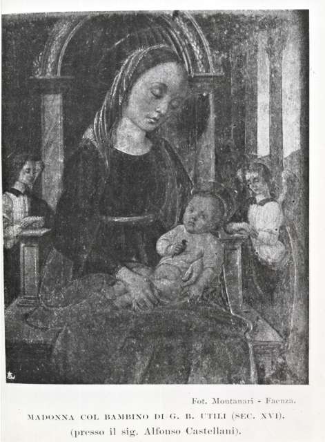 Montanari Foto — Madonna col Bambino di G.B. Utili (sec. XVI) — insieme